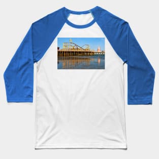 Clacton On Sea Pier And Beach Essex UK Baseball T-Shirt